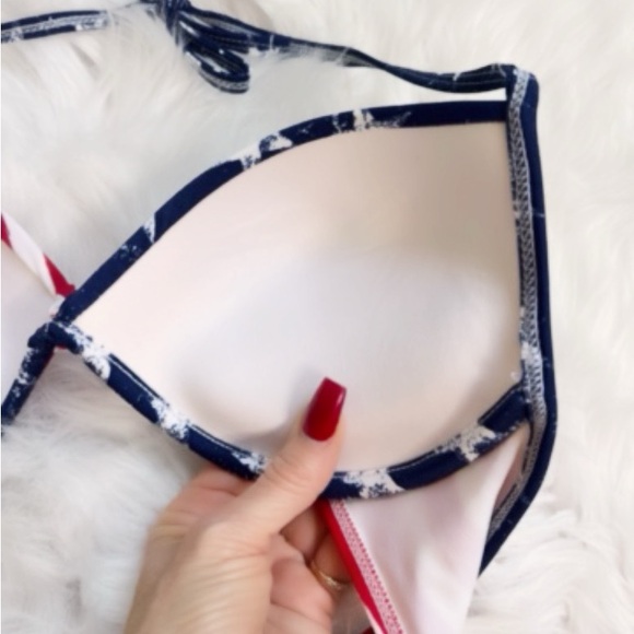 Sexy all American push-up bikini! Perfect for 4th July, summer sun! Never worn - Picture 2 of 4